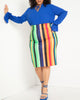 Neoprene Pencil Skirt - thumbnail