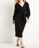 Cross Front Midi Dress - thumbnail