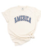 Retro America Stars Garment Dyed Tee - thumbnail