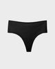 Black Highwaisted Thong - thumbnail