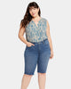 BIKE CAPRI RAW CUT HEMS - thumbnail