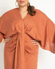 Draped Linen Dress - thumbnail