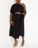 Knotted One Shoulder Dress - thumbnail