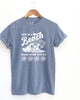 Make Some Waves Flowers Garment Dyed Tee - thumbnail