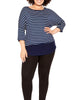 Kiara Stripe Ribbed Top - thumbnail