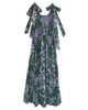 The Brooke Lilac and Green Floral Sundress - thumbnail