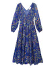 The Joni Cobalt  Floral Maxi Dress - thumbnail