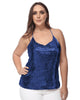 Camisole Sequin Tank Top - thumbnail