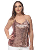 Camisole Sequin Tank Top - thumbnail