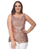 Sleeveless Sequin Tank Top - thumbnail