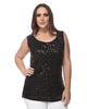 Sleeveless Sequin Tank Top - thumbnail