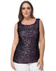 Sleeveless Sequin Tank Top - thumbnail