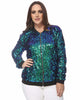 Sequin Bomber Jacket - thumbnail
