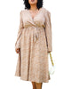 Paisley Print Wrap Flwoy Maxi Dress - thumbnail
