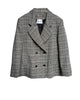 The Davis Double Breasted Blazer in Plaid - thumbnail