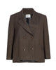 The Davis Double Breasted Blazer in Windowpane - thumbnail