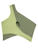 Two Tone One Shoulder Bikini Top - thumbnail