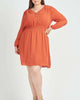 Jolie Long Sleeve Flared Dress - thumbnail