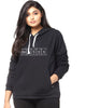Black "Ambition" Printed Sweatshirt - thumbnail