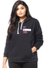 Black Kangaroo Pocket Sweatshirt - thumbnail