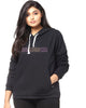 Black "Influencer" Printed Sweatshirt - thumbnail