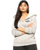 Grey "Modern Muse" Hooded Sweatshirt - thumbnail