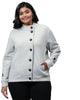 Grey Buttoned Sweatshirt - thumbnail