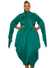 Tina Tulip Hem Pocket Dress - thumbnail