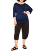 Carrie Contrast Top - thumbnail