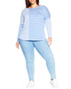 Sina Stripe Top - thumbnail