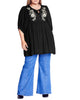 Arla Embroidered Tunic Dress - thumbnail