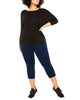 Courtney Cross Hem Leggings - thumbnail