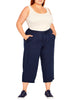 Sydney Cropped Linen Pant - thumbnail