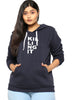 Navy Motivating "Killing It" Text Printed Sweatshirt - thumbnail
