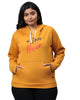 Mustard "Boss Babe" Hooded Sweatshirt - thumbnail