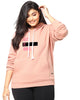 Peach "Get It Done" Kangaroo Pocket Sweatshirt - thumbnail