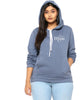 Light Blue "Modern Muse" Hooded Sweatshirt - thumbnail