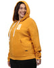 Mustard Front Zipper Sweatshirt - thumbnail