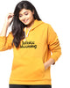 Mustard "Infinite Blooming" Text Printed Sweatshirt - thumbnail