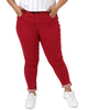 Maroon Skinny Jeans - thumbnail