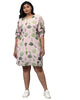 Pink Printed A-Line Dress - thumbnail