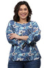 Puff Sleeve Floral Top - thumbnail