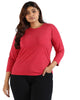Red Round Neck Tee - thumbnail