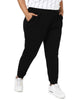 Black Solid Side Pocket Fitted Trouser - thumbnail