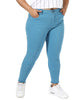 Solid Blue Skinny Jeans - thumbnail