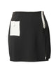 Smak Parlour Black & White Color Block Skort - thumbnail