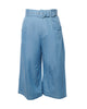 Unique Vintage Light Blue Denim Ginger Capri Pants - thumbnail