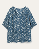 Barbara Printed Peasant Top - thumbnail