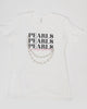 Unique Vintage Pearls White Fitted Womens Graphic Tee - thumbnail
