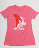 Unique Vintage Be The Stiletto Pink Fitted Womens Graphic Tee - thumbnail